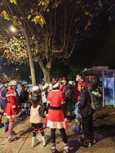 Noël en Roller