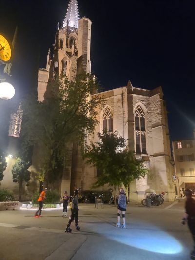Rando nocturne à Avignon